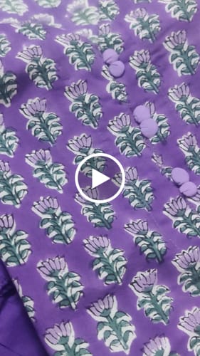 Customer video review of "Dori" hand Block Printed Cotton kurta set with Dupatta & Afghan Pants - 3pc
