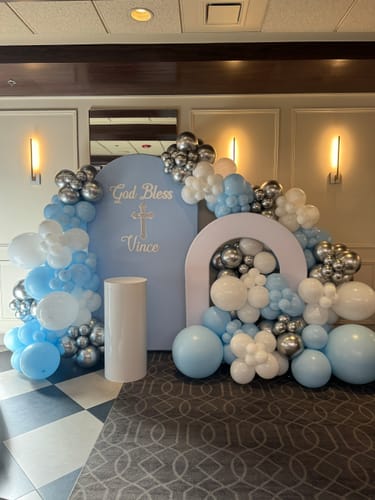 Customer photo review of Open Arch with Cover for Party Decoration