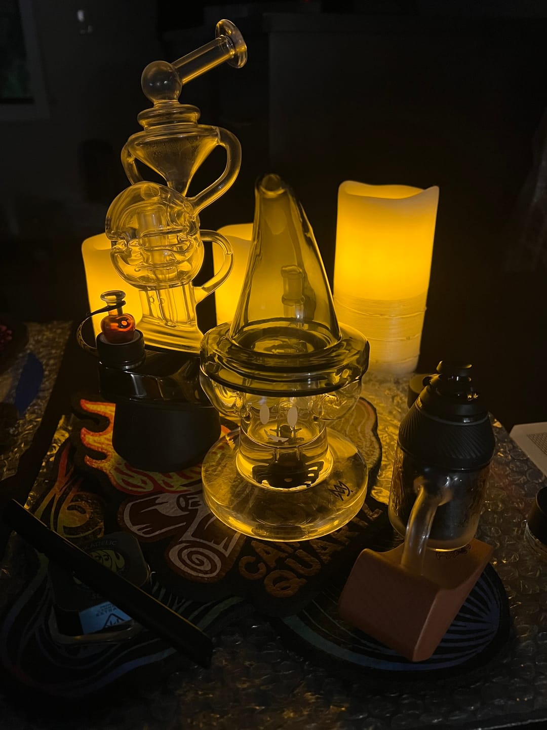 Customer photo review of Campfire Quartz Mood Mat