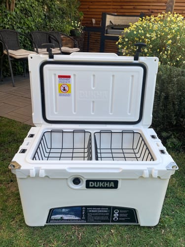 Customer photo review of Hard Cooler 45QT White