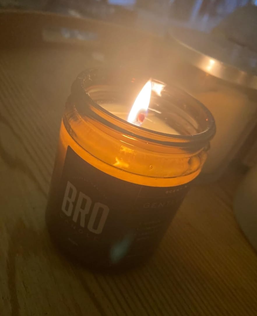 Customer photo review of The Gentleman Candle