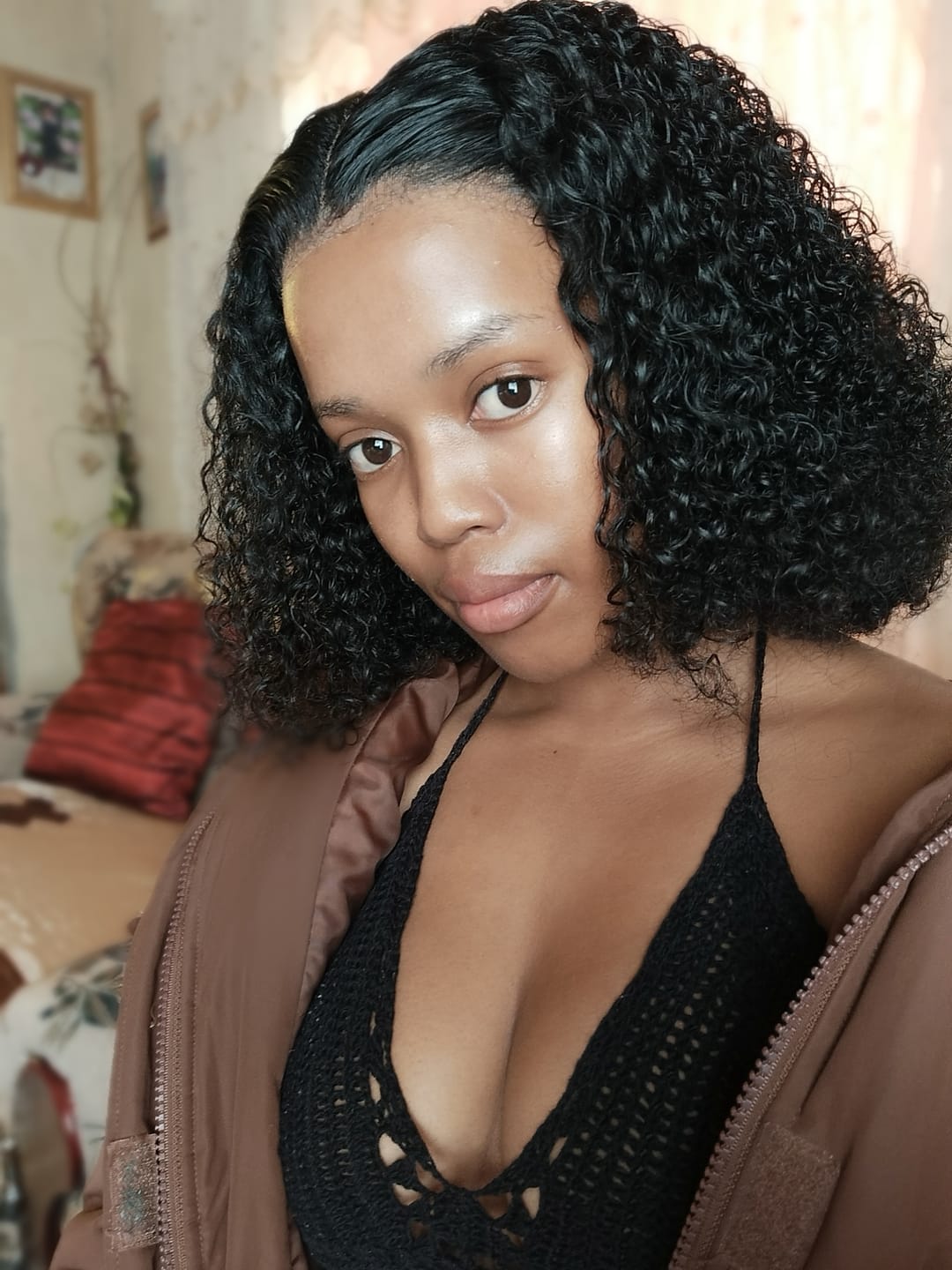 Customer photo review of Full Frontal Customisation/ Prepluck & Bleaching Knots