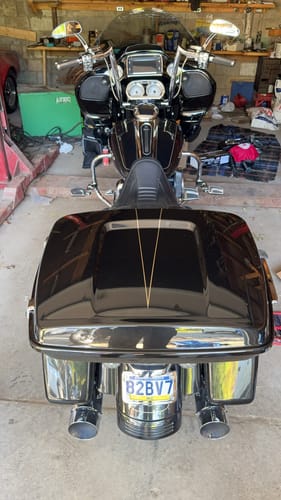 Customer photo review of HR3 Detachable 2 Up Pack Mounting Luggage Rack For Harley Tour Pak Touring FL 2014-2023 Road King Street Glide Road Glide
