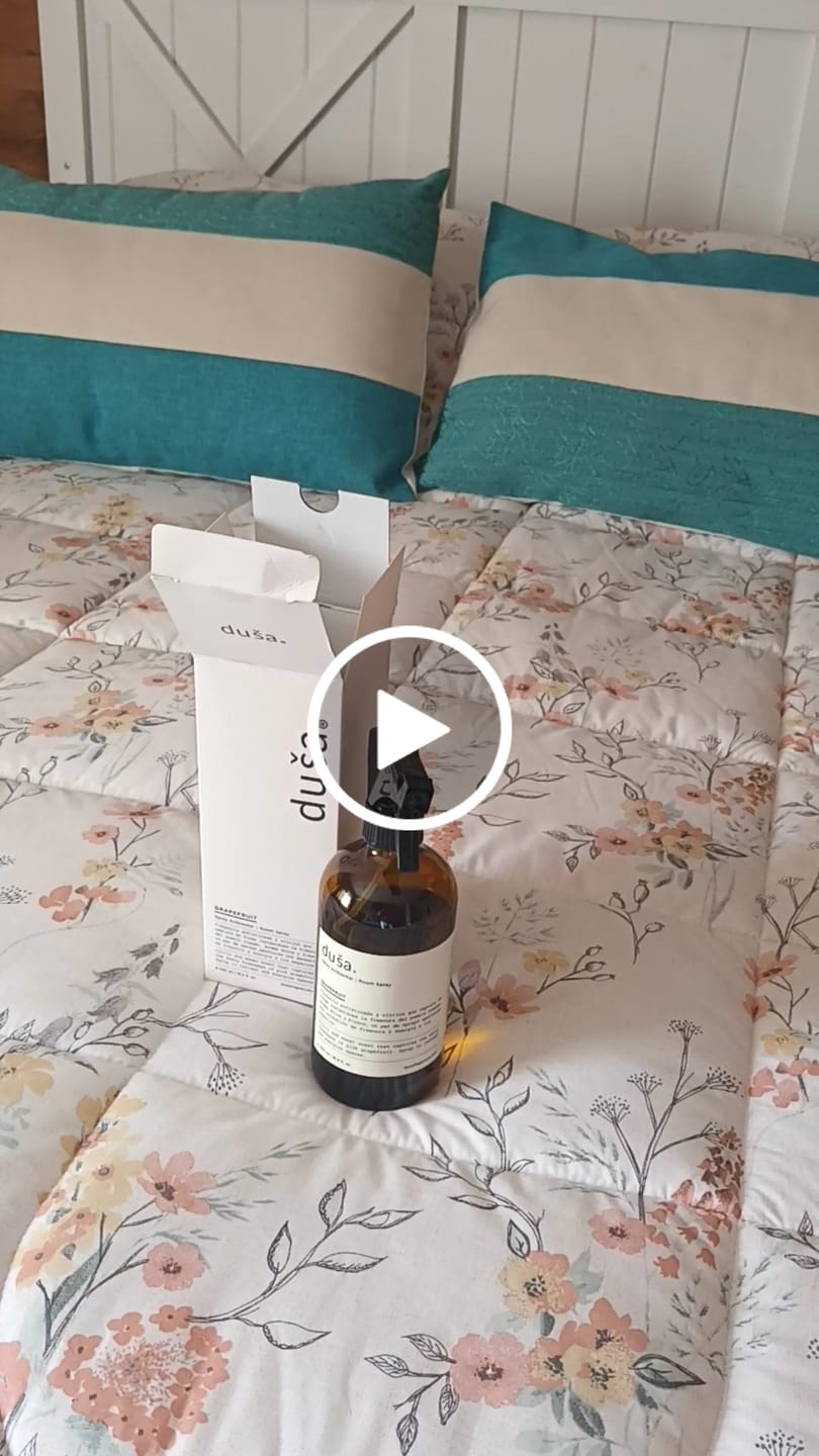Customer video review of Grapefruit - Aromatizante en Spray |  Para Telas y Ropa de Cama | Eliminador de olores en Spray - 500ml