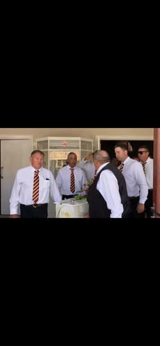 Customer photo review of Broncos Tie