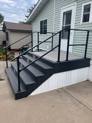 Customer photo review of Rectangle Top Rail Connector