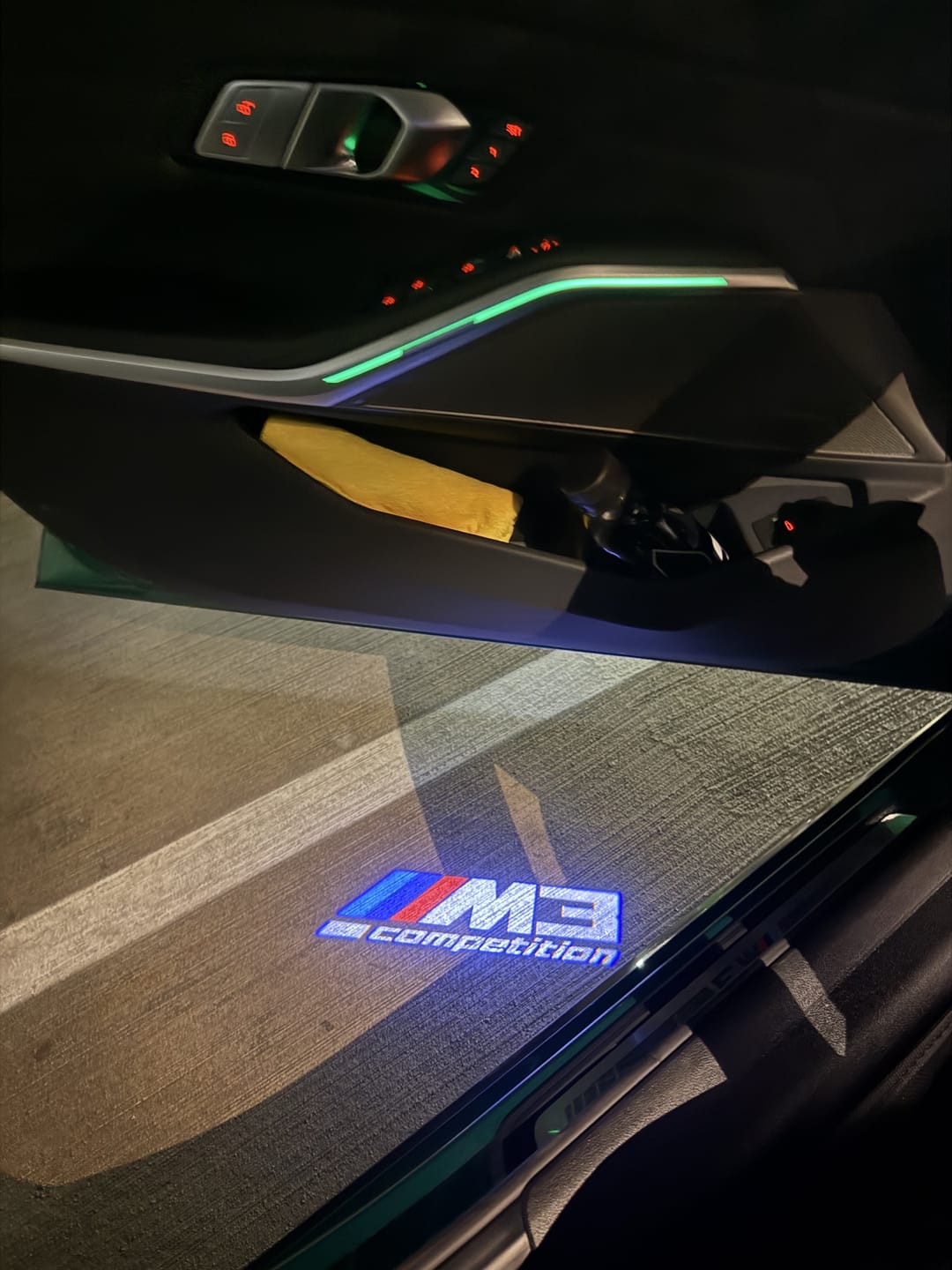 Customer photo review of BMW G SERIES DOOR LIGHTS
