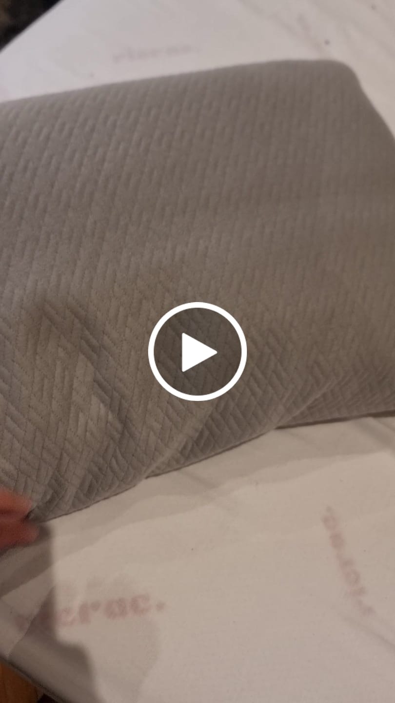 Customer video review of Super Soft Shredded Memory Foam Pillow