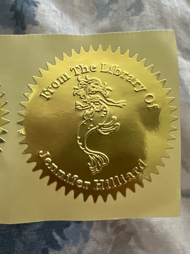 Customer photo review of Custom Book Embosser