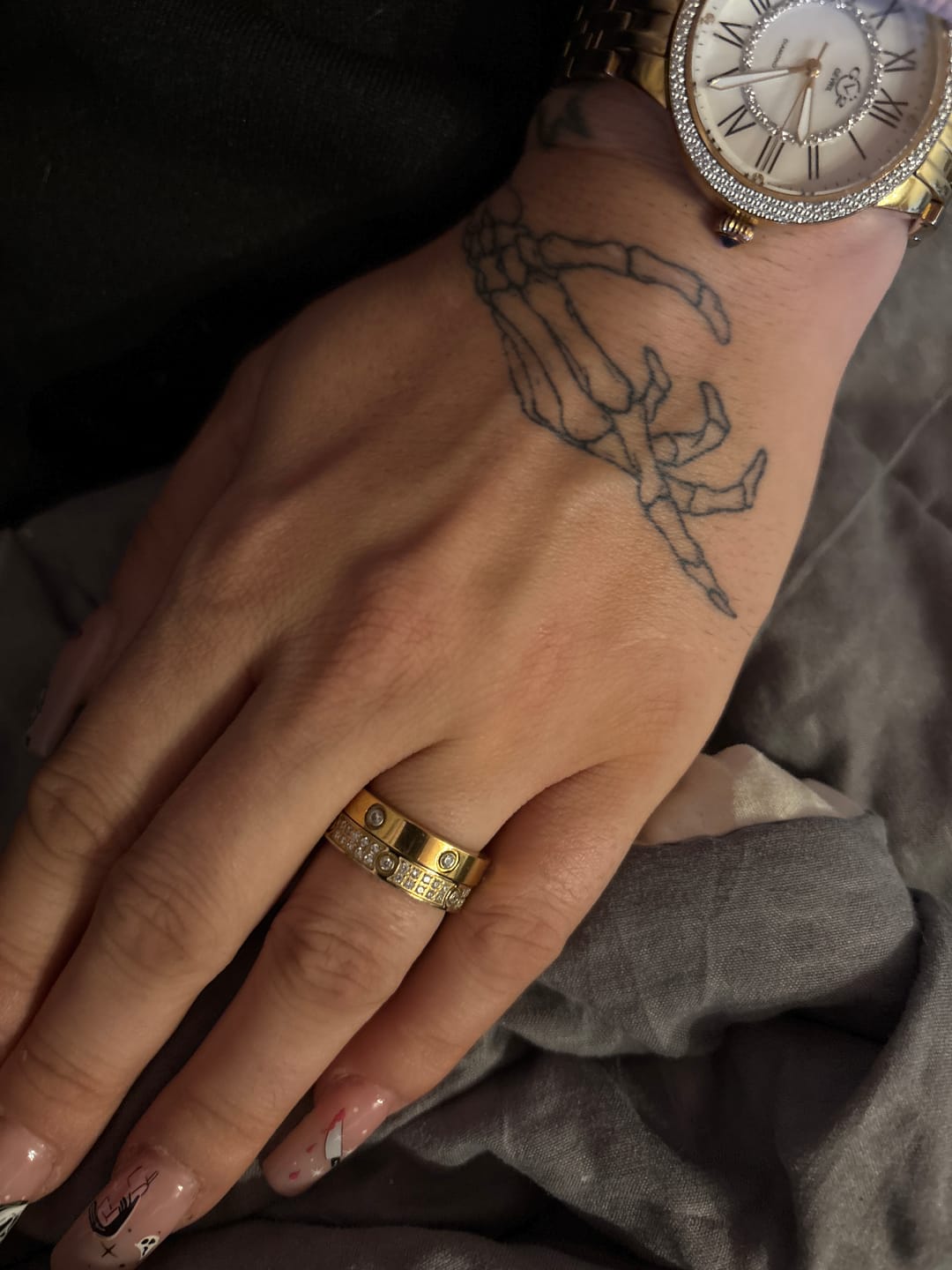 Customer photo review of Arena Ring | 18K vergoldet
