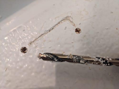 Michael V. review of Floor Crack Repair - Tub and Shower Repair Kit image 1 out of 2