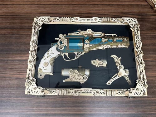 Customer photo review of Revolver 3D Wooden Puzzle Kits