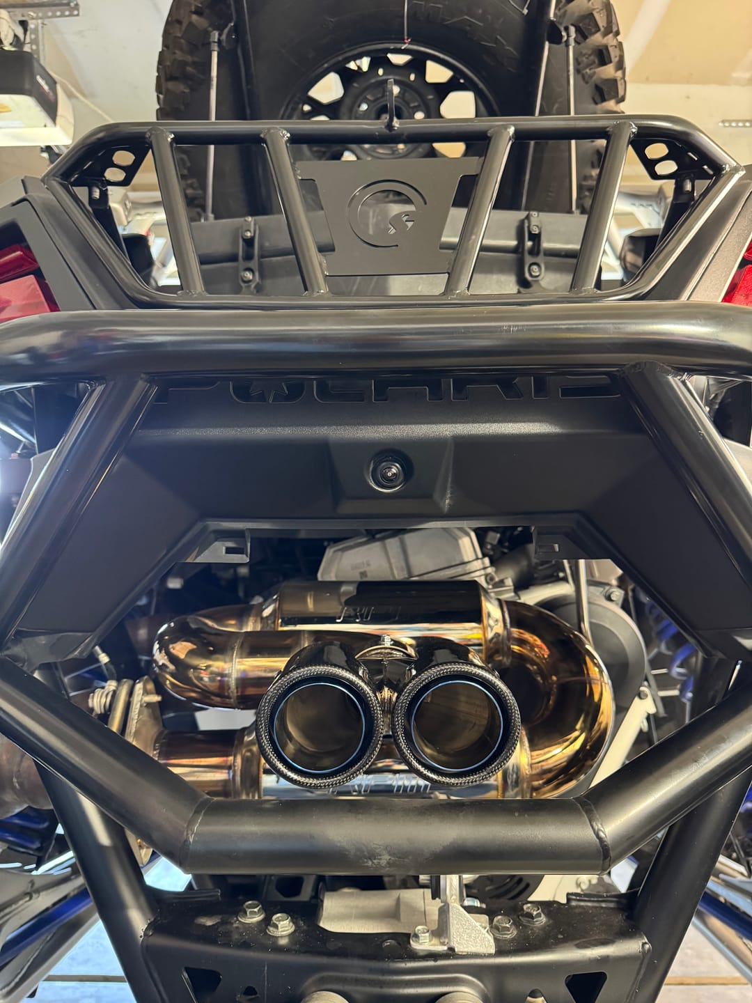 Customer photo review of Polaris RZR Pro R RPM 3" DUAL Sport Muffler W/ 3" Tip