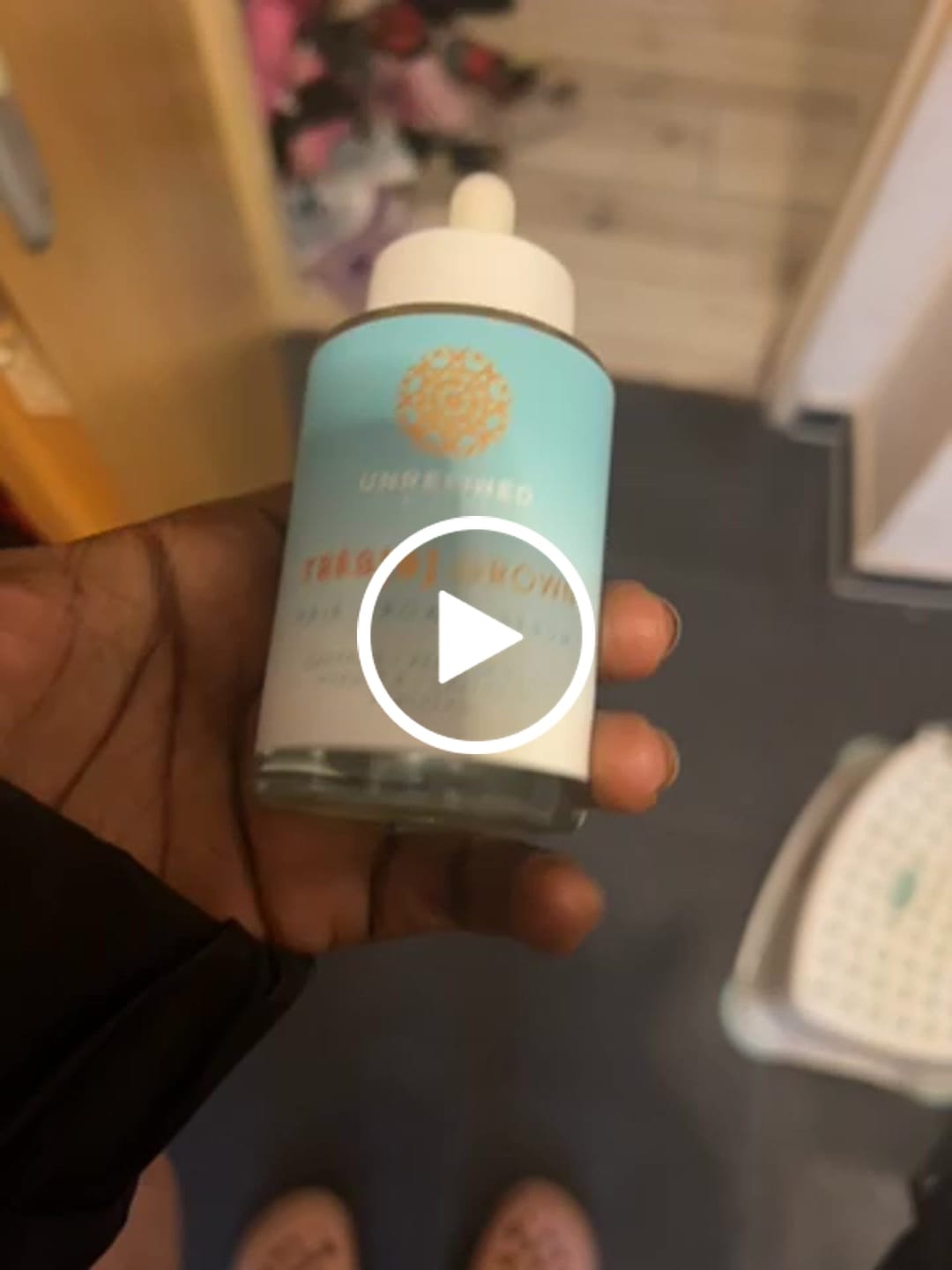 Customer video review of TRÈS[S] GROWN - Hair Growth Serum