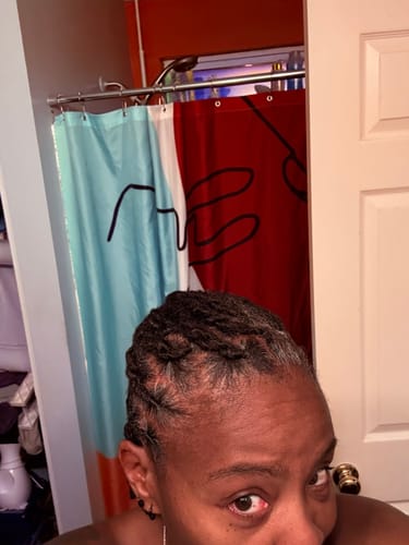 Customer photo review of Sleek Locs Retwist Gel 8oz.