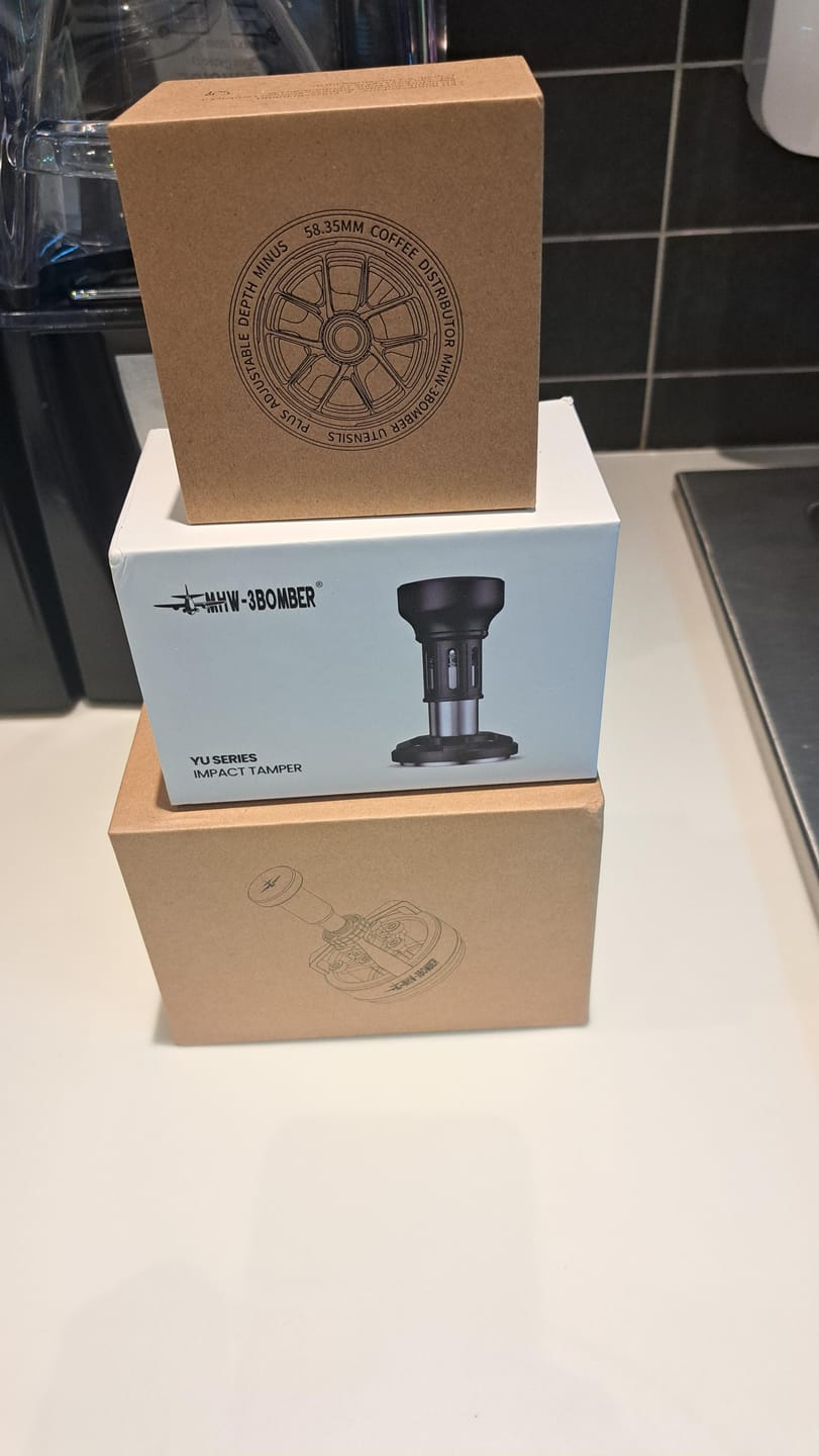 Customer photo review of MHW-3BOMBER YU Series Force Impact Espresso Tamper 51/53/58mm
