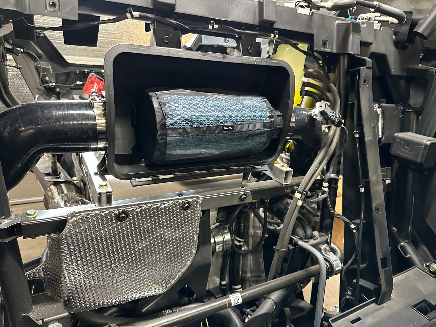 Customer photo review of RPM Polaris RZR Pro R Air Filter Pre Filter