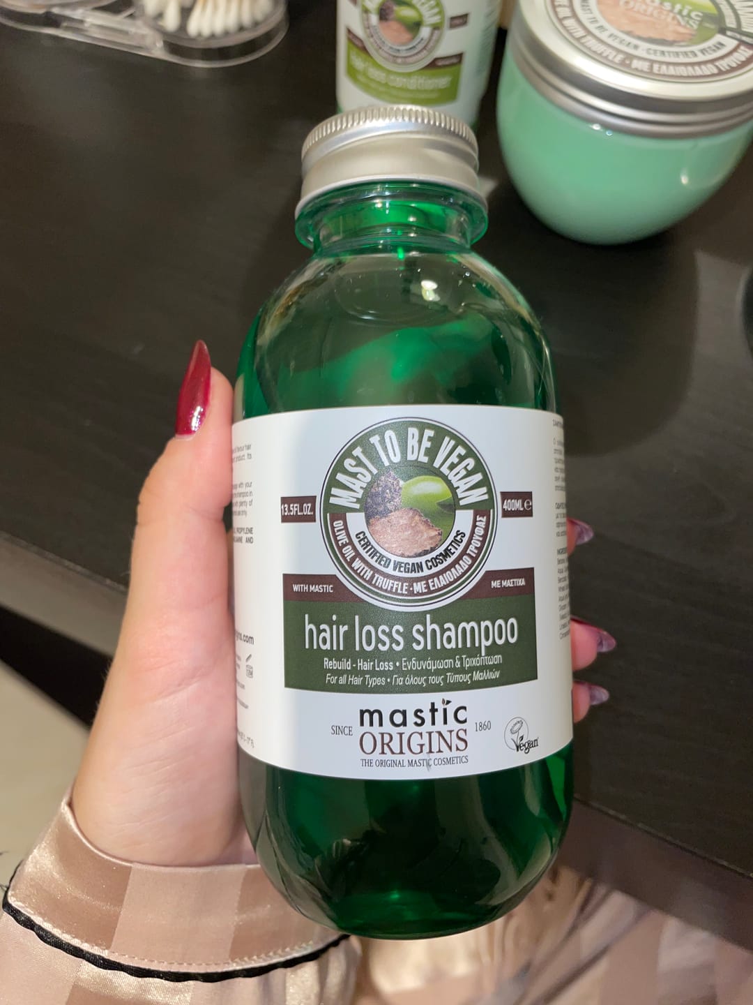 Customer photo review of Hair Loss Shampoo