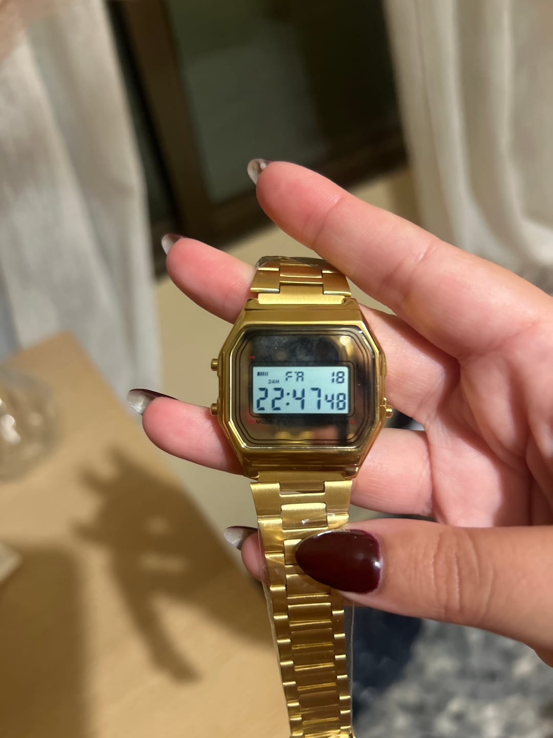 Customer photo review of Reloj Digital Vintage