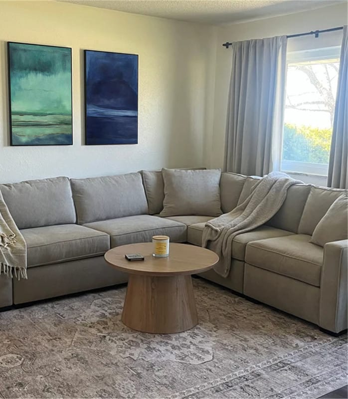 Customer photo review of Minimalist Painting Canvas Set of 2 #MP001