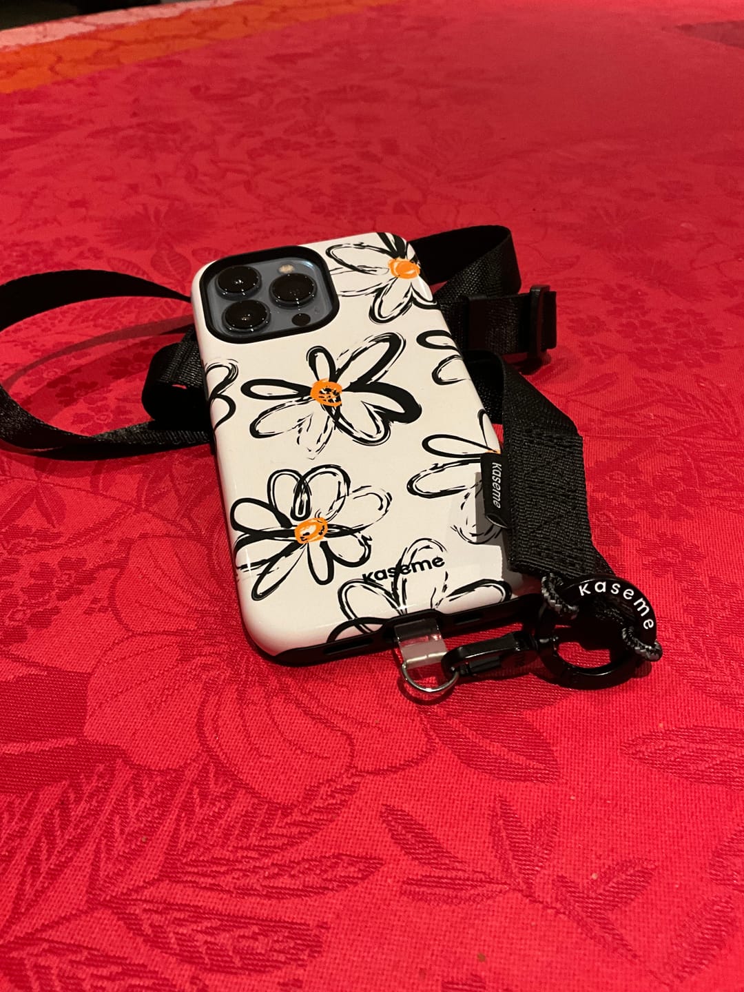 Customer photo review of Crossbody Phone Strap Black