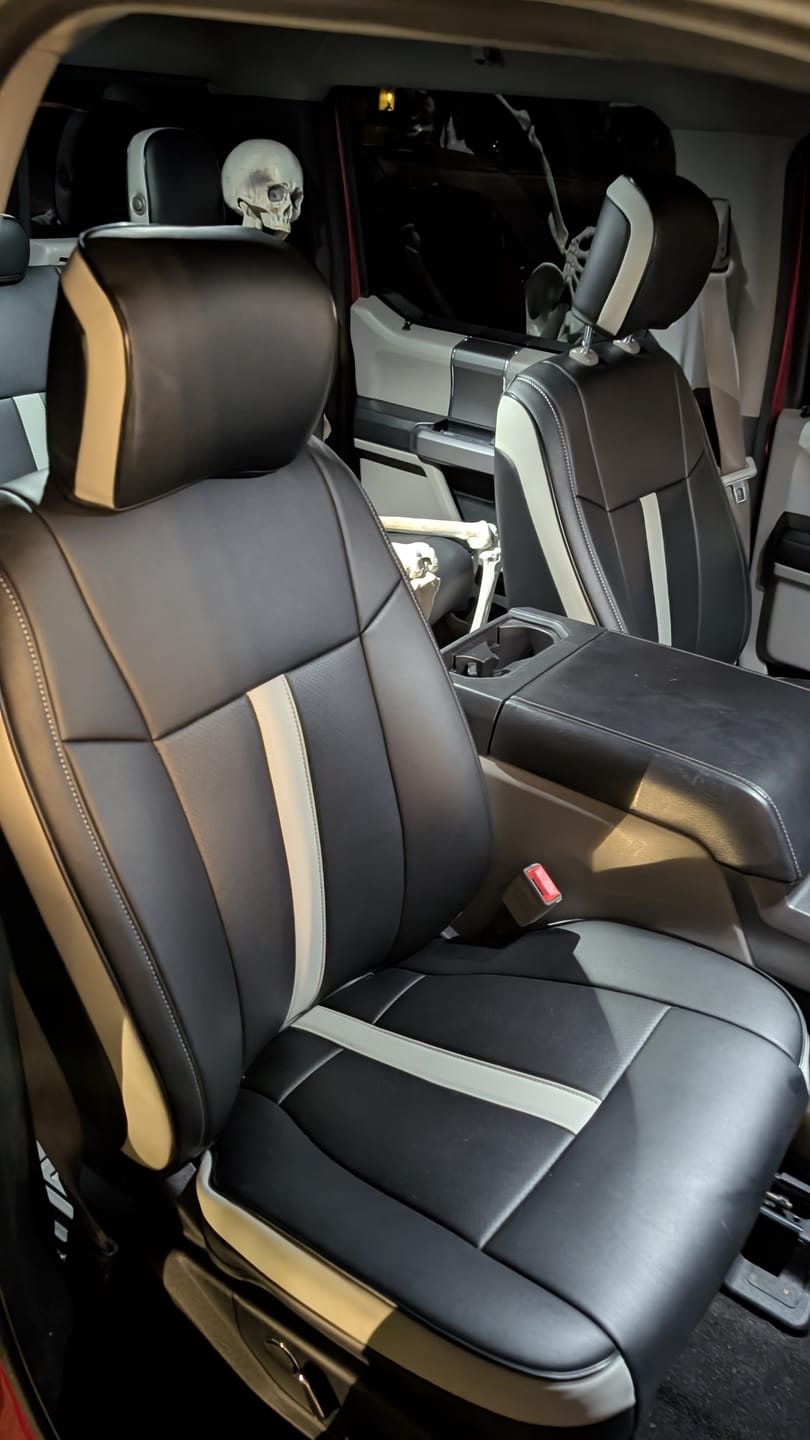Customer photo review of 2015-20 Ford F-150 | 15-22 F-250 F-350 Custom Seat Covers