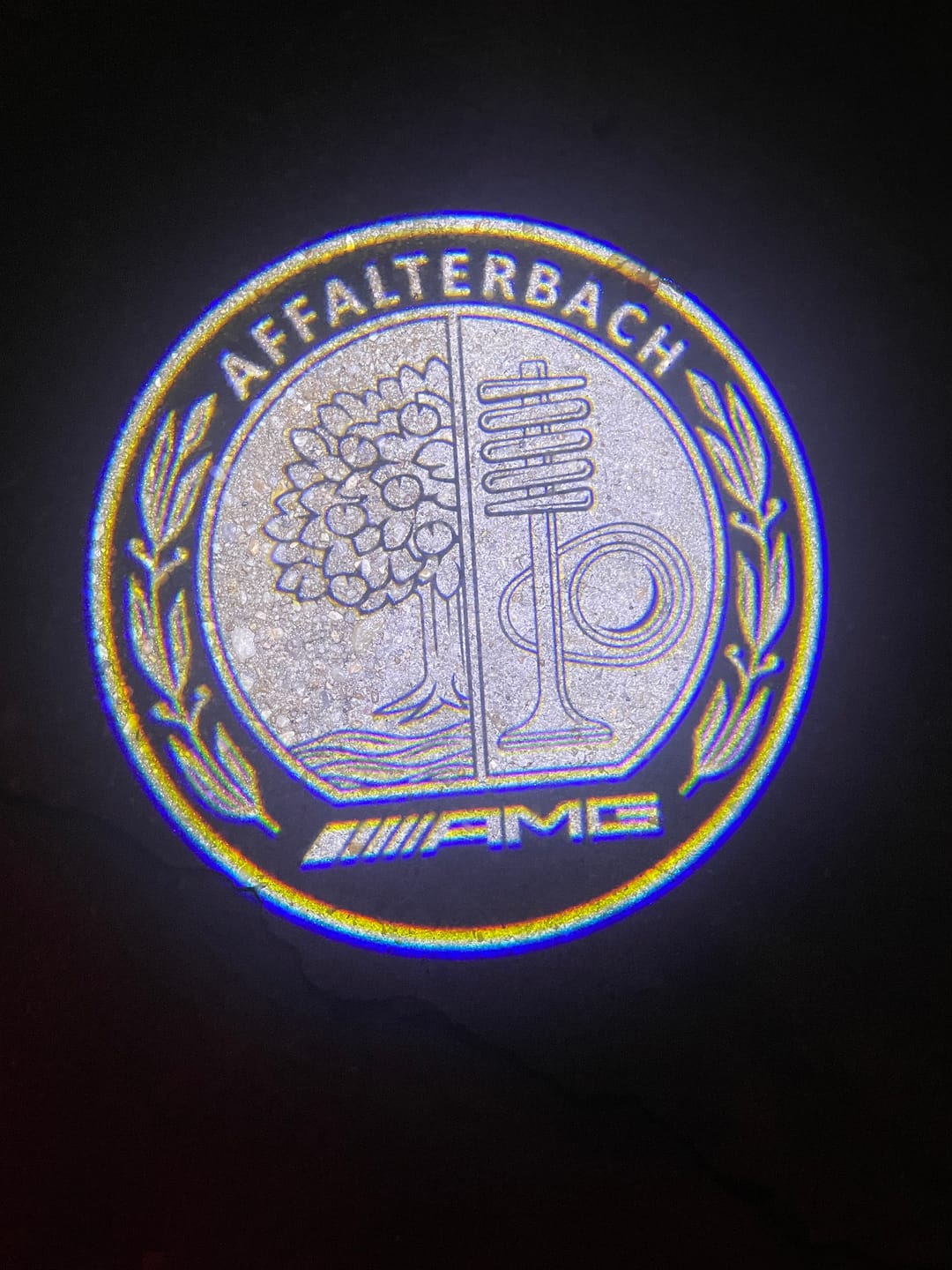 Customer photo review of Mercedes Benz LED Car Door Welcome Logo Shadow Lights