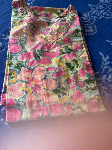 Customer photo review of "Mahika" Floral Cotton Kurta
