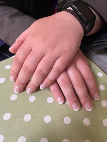 Customer photo review of White French Tip