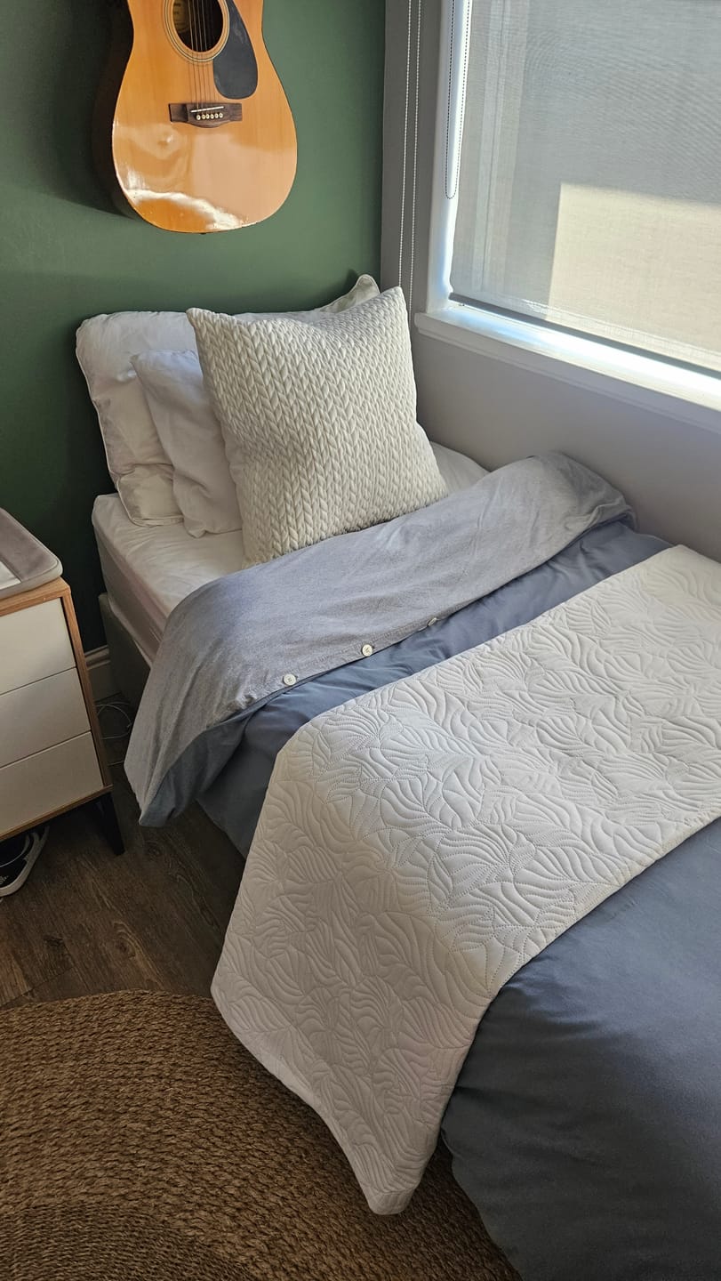 Customer photo review of Colour Block Duvet Cover Set- LIMITED EDITION