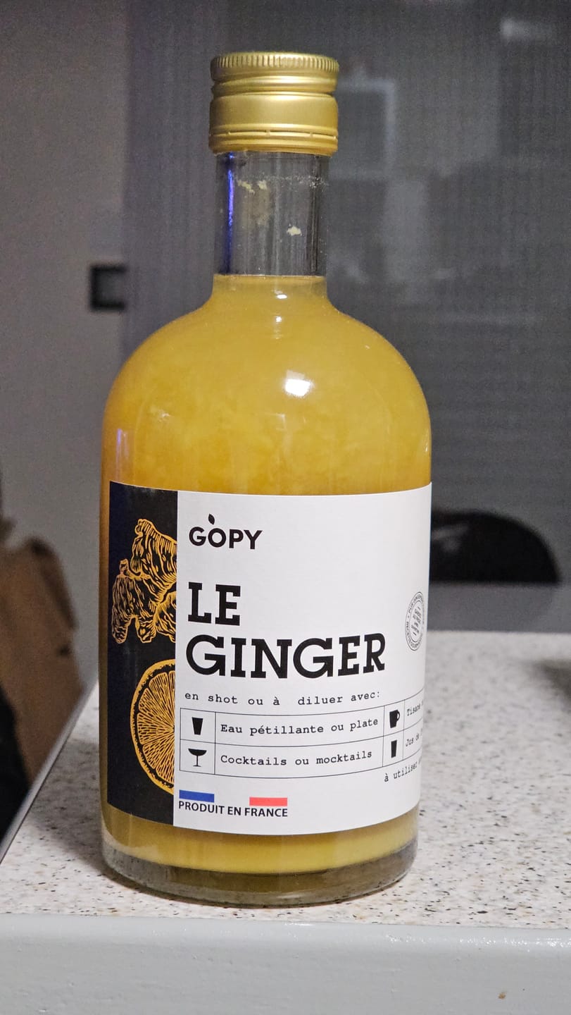 Customer photo review of Le Ginger Gopy 500ML BIO