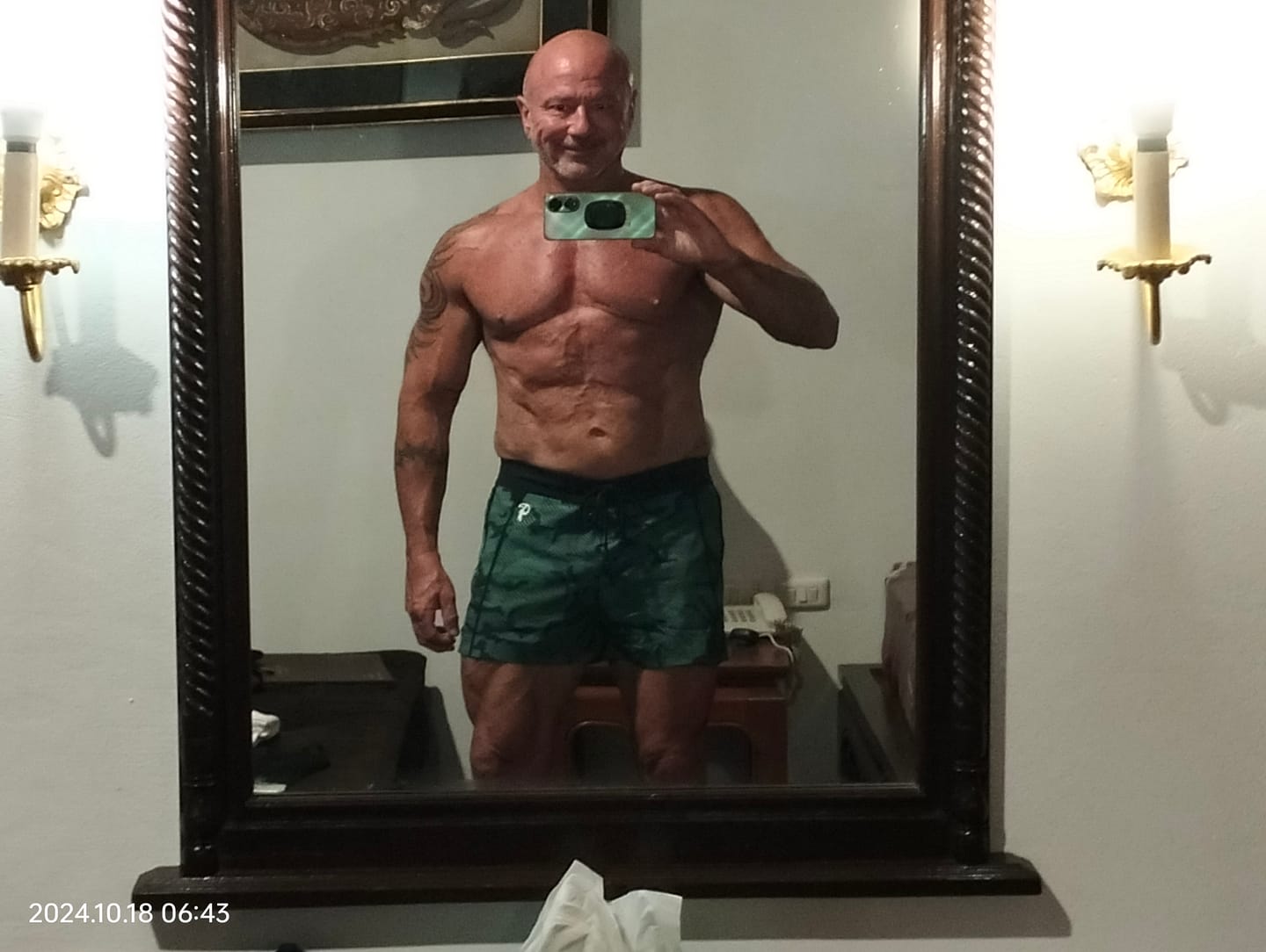 Customer photo review of Striped Green Camo  - 3"