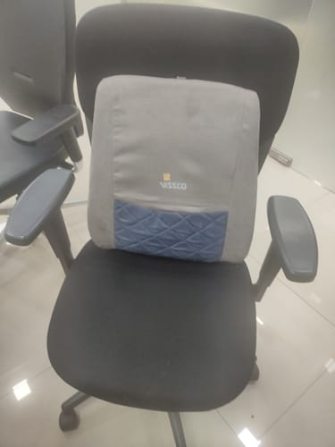 Customer photo review of Smart Orthopaedic Back Rest | For Posture Correction & Relief from Back Pain (Grey)