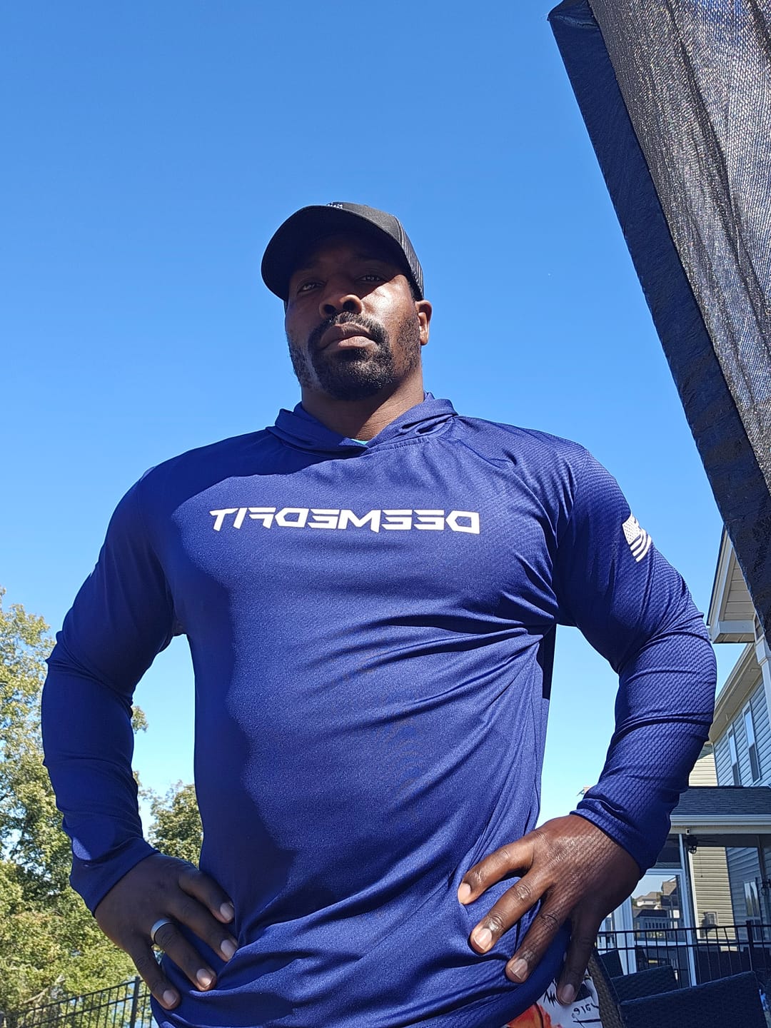 Customer photo review of Prevail Performance Hoodie