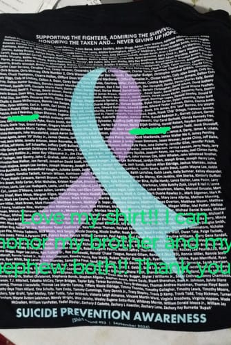 Customer photo review of Round 92 (Unisex Staple T-Shirt | Bella + Canvas)