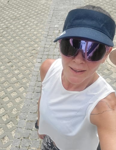 Customer photo review of SCVCN X63 Sport Sunglasses for Woman