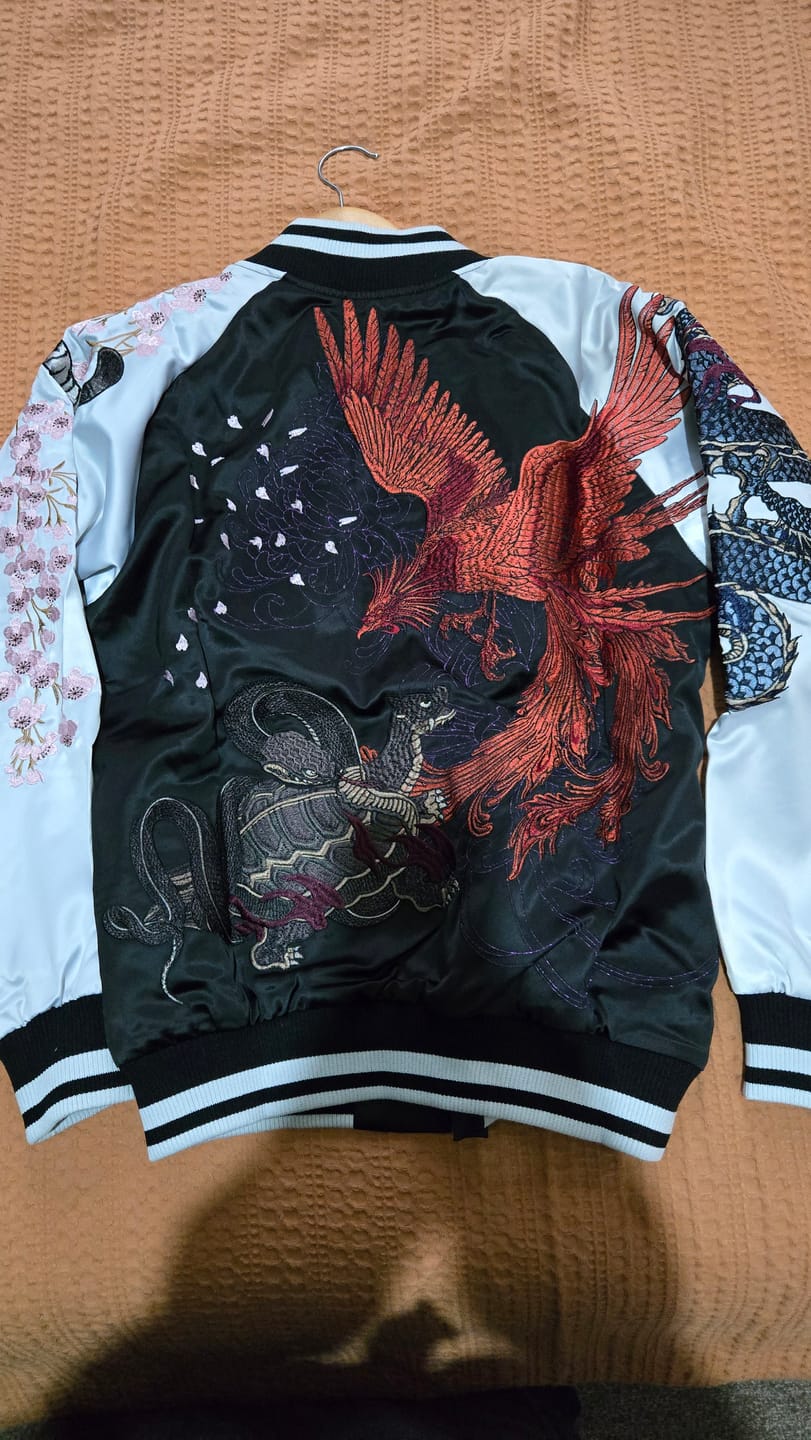 Customer photo review of Four Legendary Creatures Sukajan Souvenir Jacket