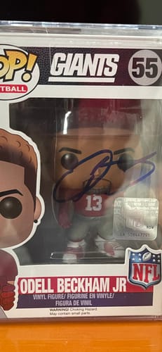 Customer photo review of Odell Beckham Jr Autograph Signing