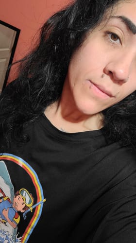 Customer photo review of Color Changing Shampoo Dye