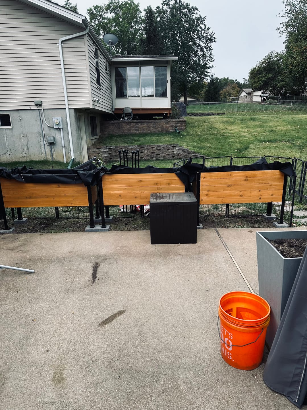Customer photo review of Raised Garden Bed - 46cm x 122cm x 76cm