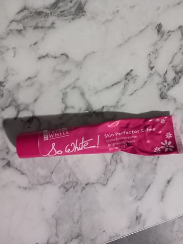 Customer photo review of Fair and White So White! Skin Perfector Lightening Cream 50ml