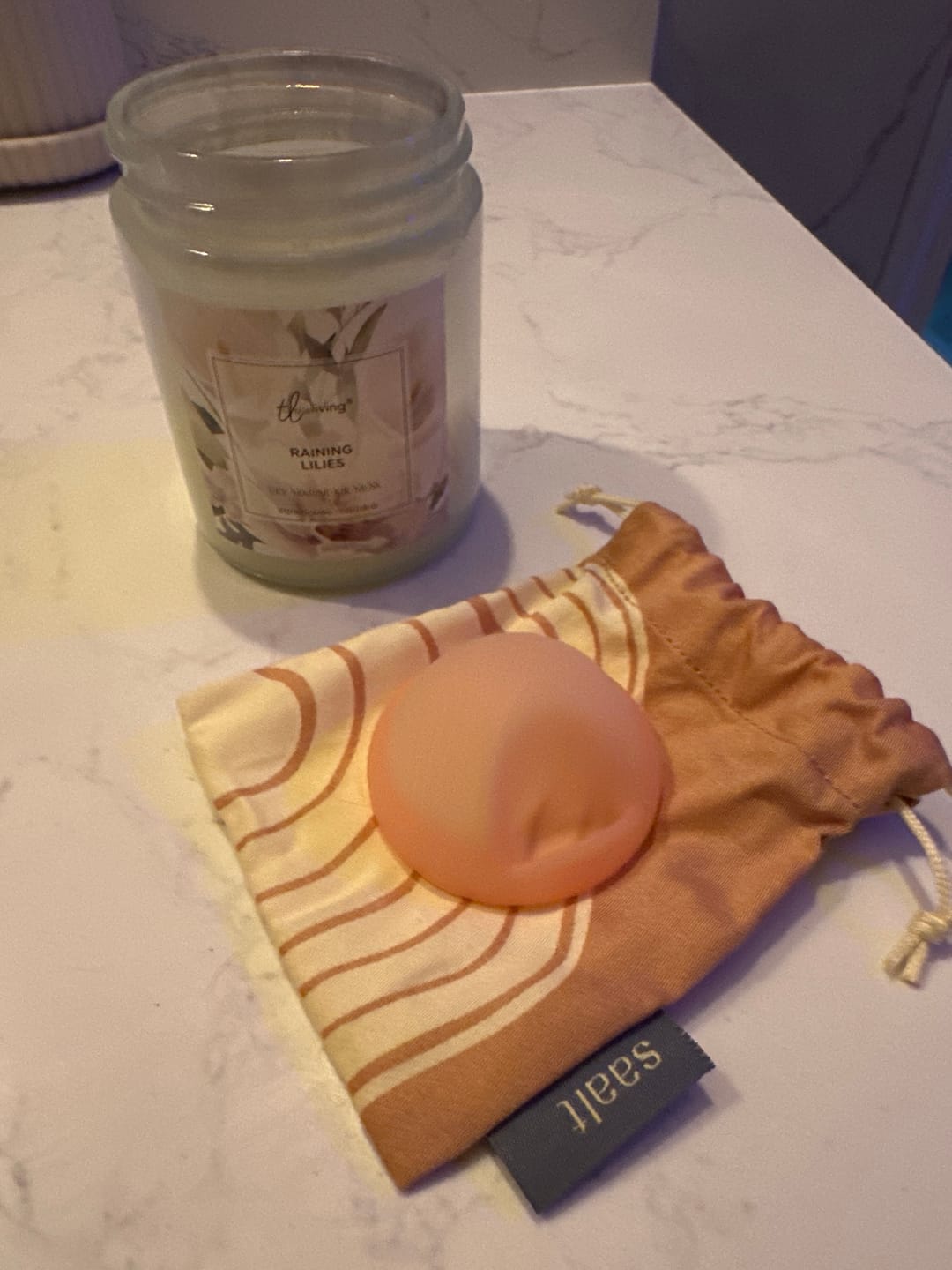 Customer photo review of Saalt Menstrual Disc