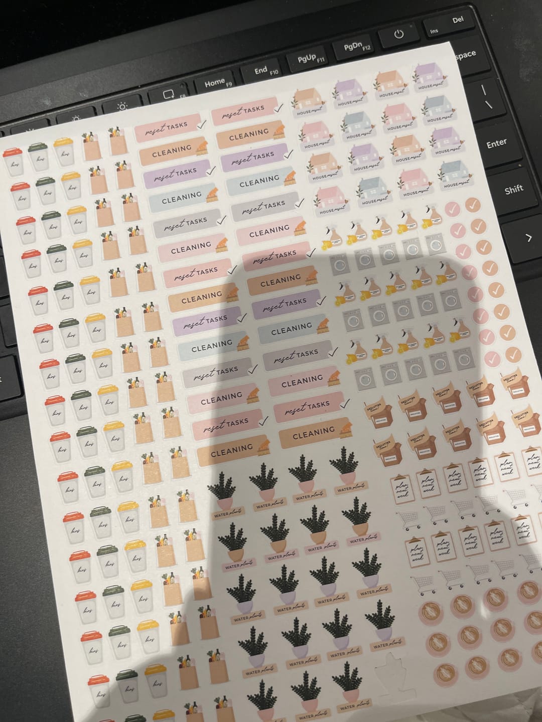 Customer photo review of Home Sticker Pack