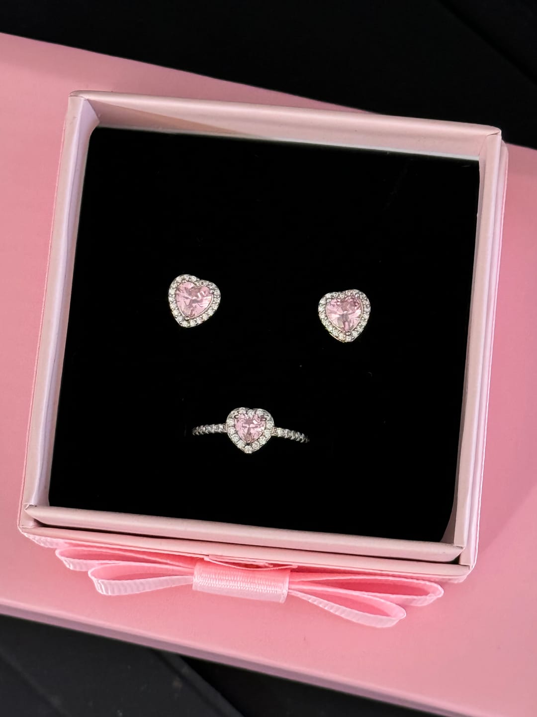 Customer photo review of SWEETHEART Promise Rings S925 Sterling Silver