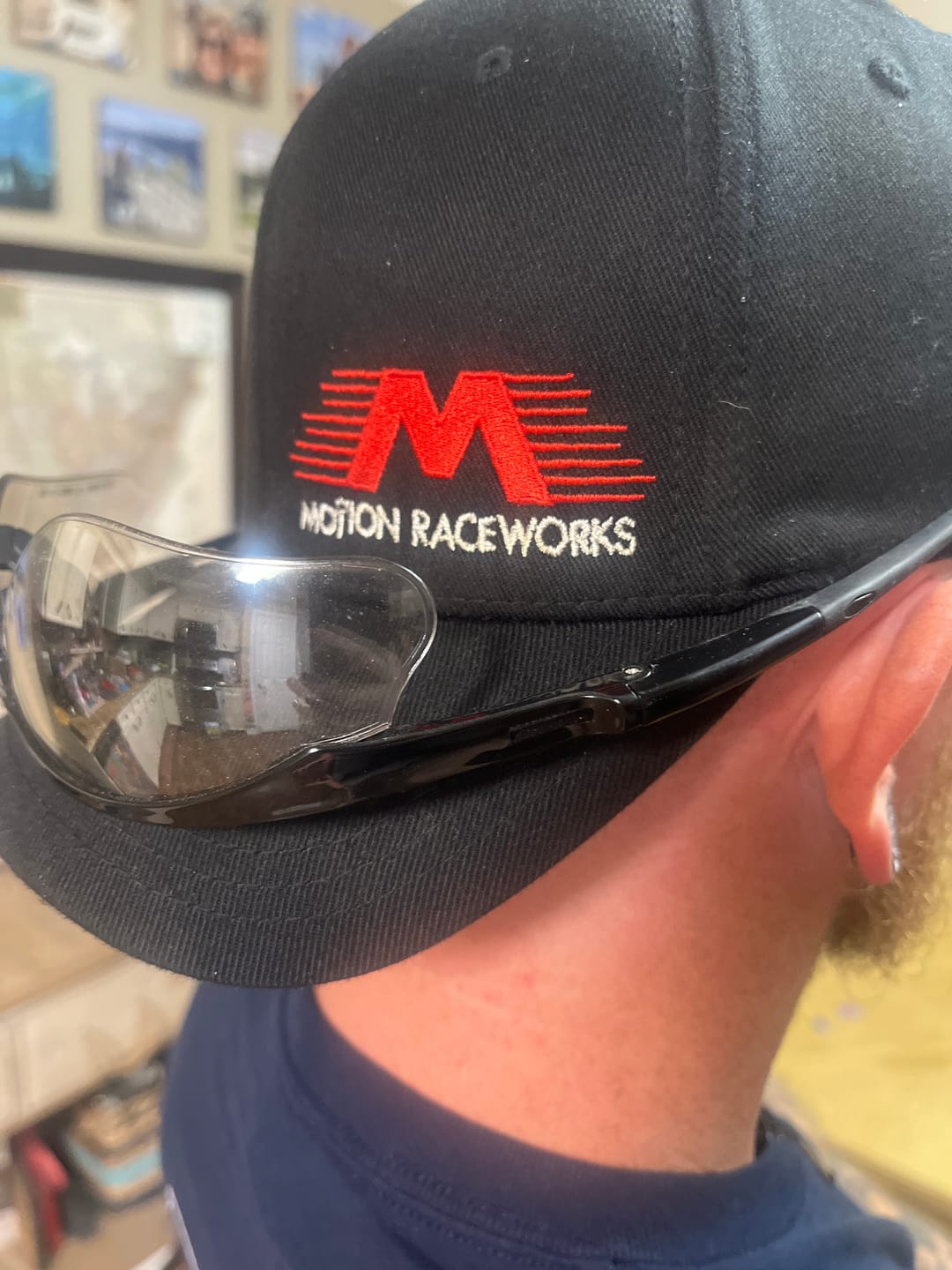 Customer photo review of Motion Raceworks Hat Black Flex Fit