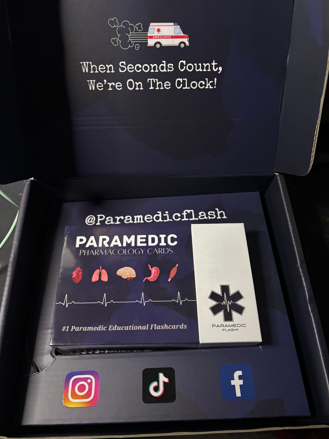 Customer photo review of Paramedic Pharmacology Cards