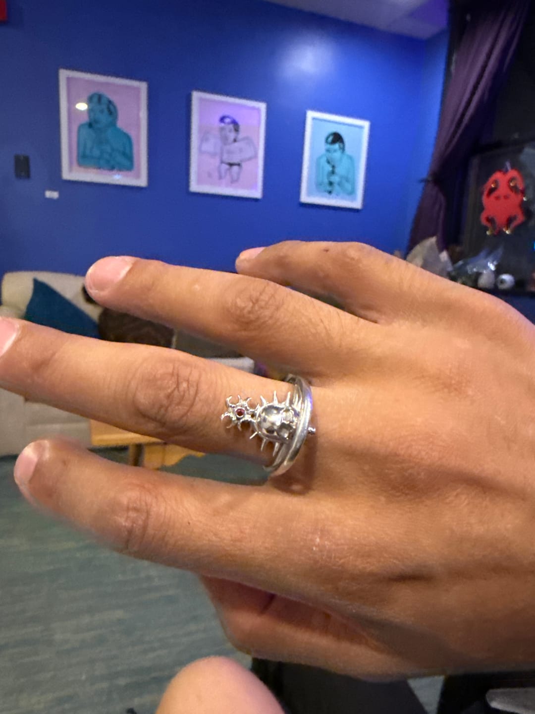 Customer photo review of ORBITUARY RING