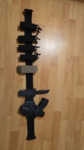 Customer photo review of Tactical Belt in schwarz