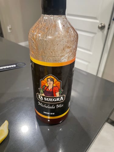 Customer photo review of La Suegra Michelada Mix