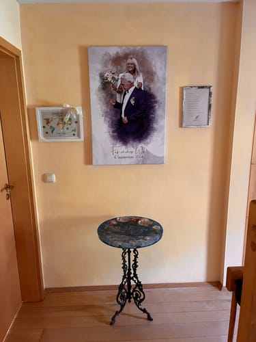 Customer photo review of Euer Foto als Aquarell | personalisierbares Poster